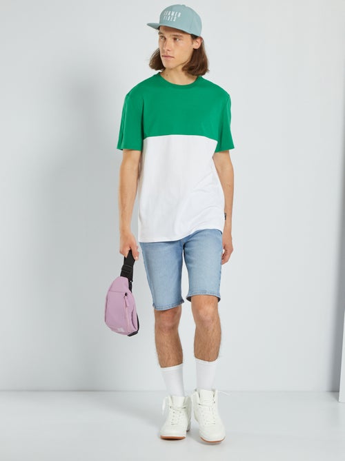 T-shirt color-block em jersey - Kiabi