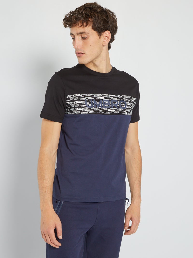 T-shirt color-block 'Umbro' AZUL - Kiabi