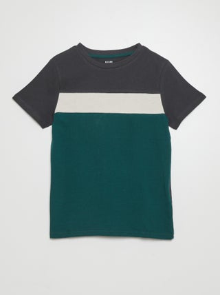 T-shirt color-block