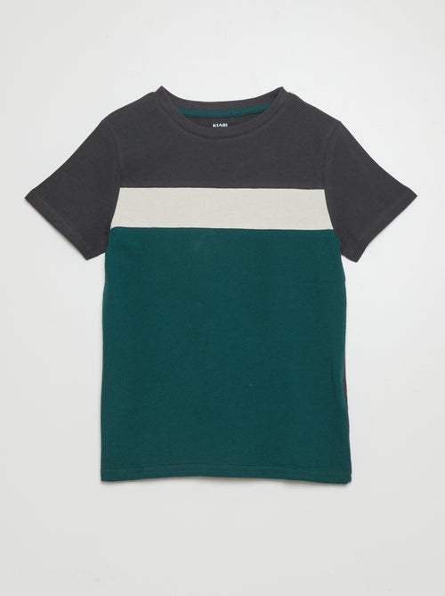 T-shirt color-block - Kiabi