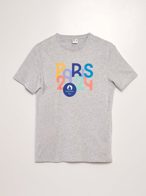 T-shirt com abertura com velcro - Jogos Paralímpicos Paris 2024 - Kiabi