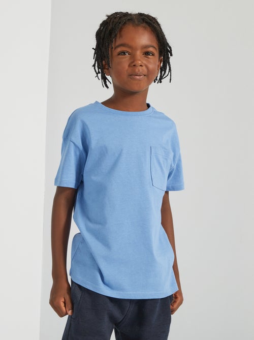 T-shirt com bolso - Kiabi