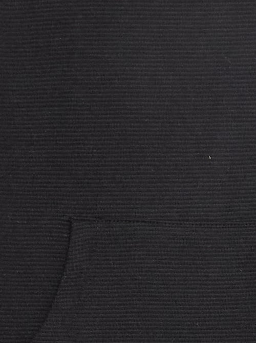 T-shirt com bolso canguru em malha Ottoman - Kiabi