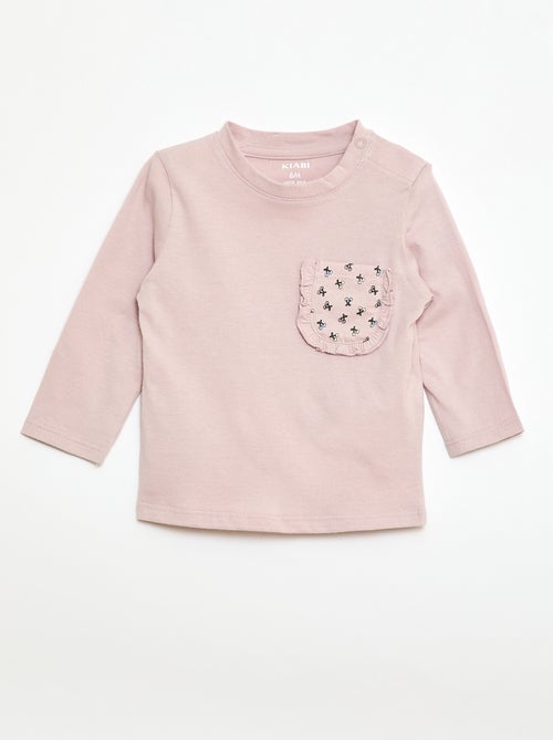 T-shirt com bolso fantasia - Kiabi