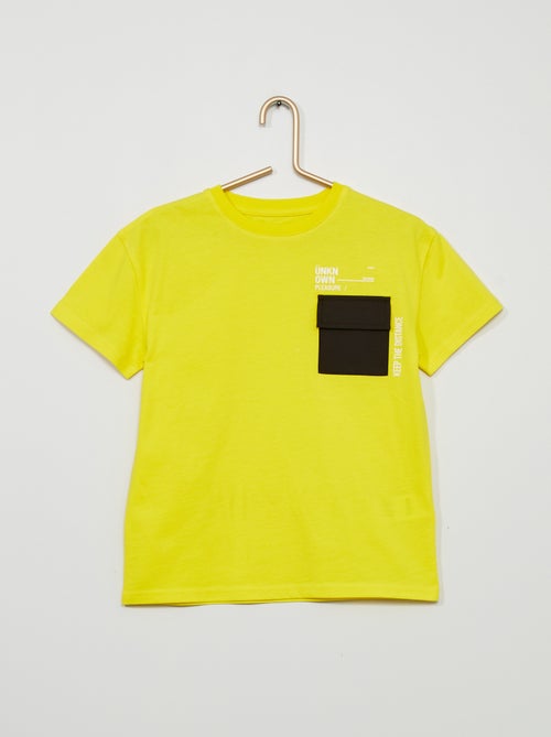 T-shirt com bolso frontal - Kiabi