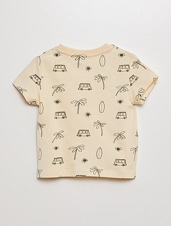 T-shirt com bolso frontal