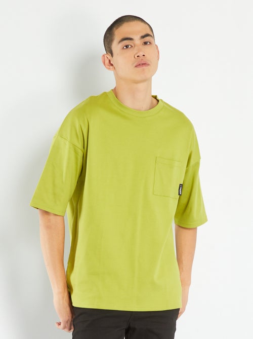 T-shirt com bolso frontal - Kiabi