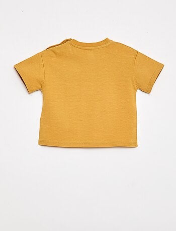 T-shirt 'Mickey' com bolso no peito 'Disney'