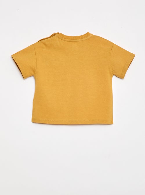T-shirt com bolso no peito 'Disney' - Kiabi
