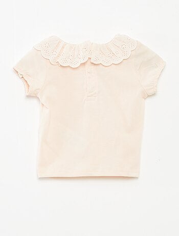 T-shirt com bordado inglês 'Maria'