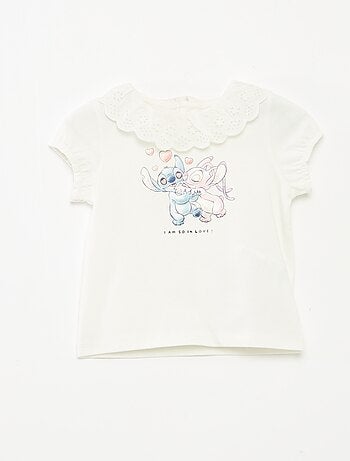 T-shirt com bordado inglês 'Maria'