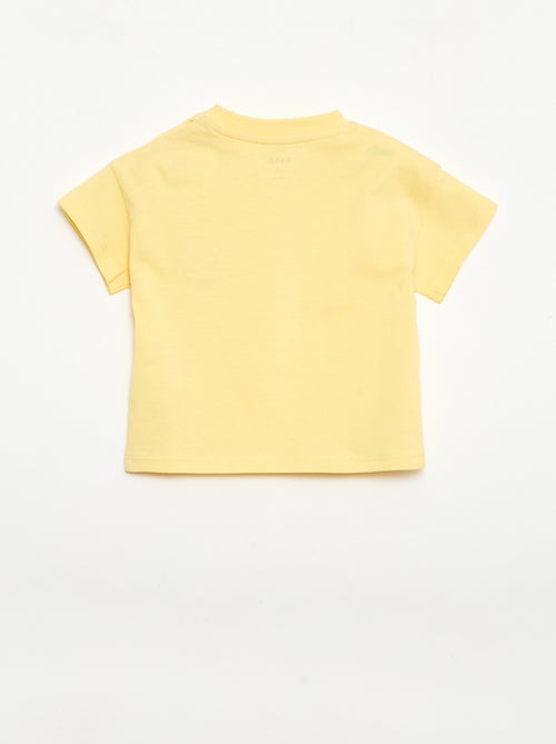 T-shirt com bordado no peito - Kiabi