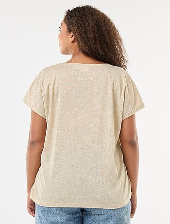 T-shirt com brilhos 'Only Carmakoma'