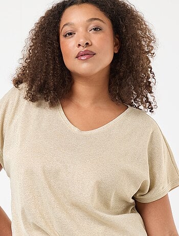 T-shirt com brilhos 'Only Carmakoma'