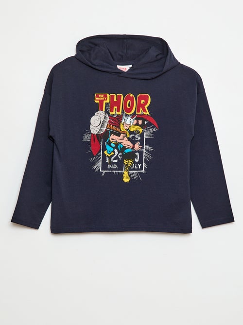 T-shirt com capuz 'Avengers' - Kiabi
