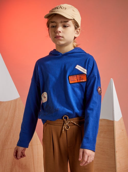 T-shirt com capuz - Kiabi