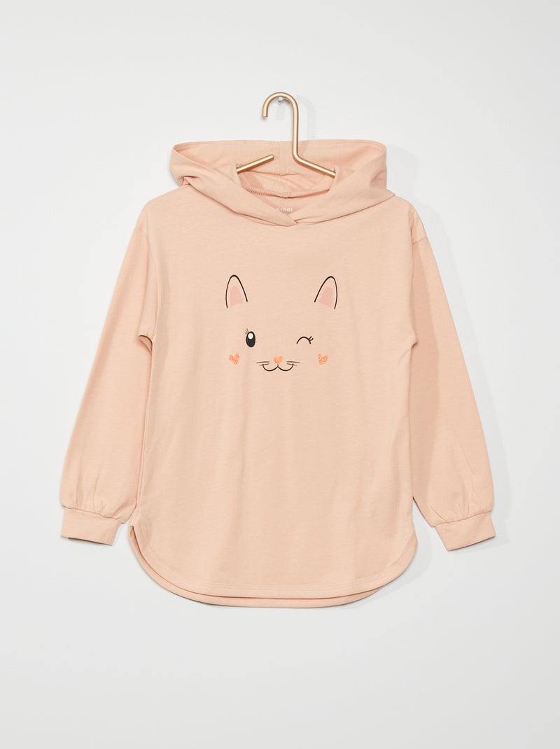 T-shirt com capuz ROSA - Kiabi