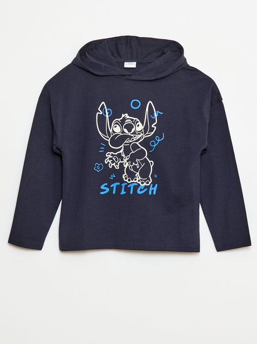 T-shirt com capuz 'Stitch' - Kiabi