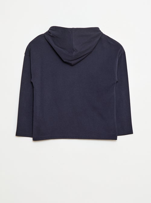 T-shirt com capuz 'Stitch' - Kiabi