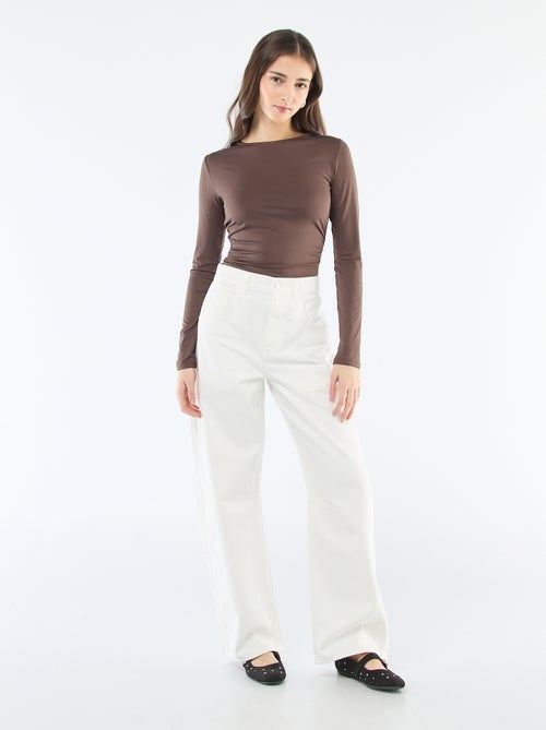 T-shirt com costas abertas - Kiabi