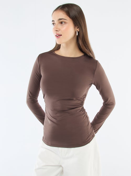 T-shirt com costas abertas - Kiabi