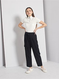 T-shirt com decote de fecho - Kiabi