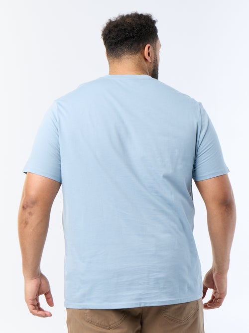 T-shirt com decote em V - Kiabi T-shirt com decote em V - Kiabi