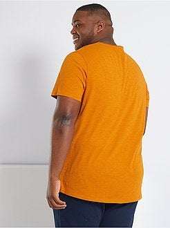 T-shirt com decote em V de conceção ecológica - Kiabi