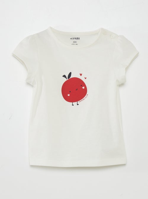 T-shirt com desenho - Kiabi