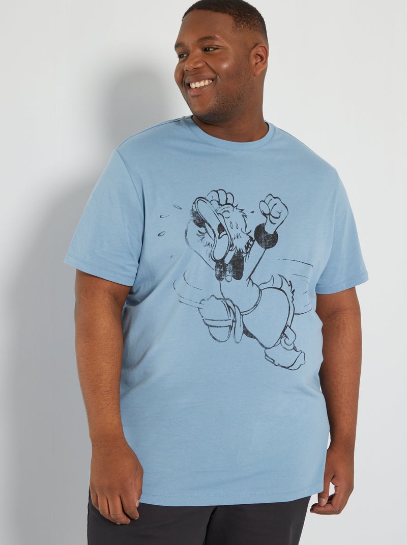 T-shirt com desenho 'Disney' Azul - Kiabi
