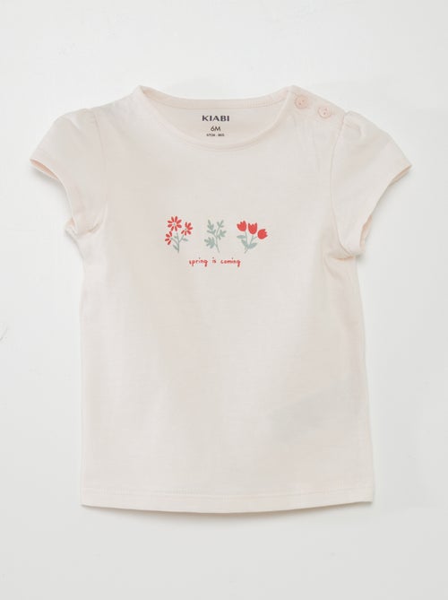 T-shirt com desenho - Kiabi