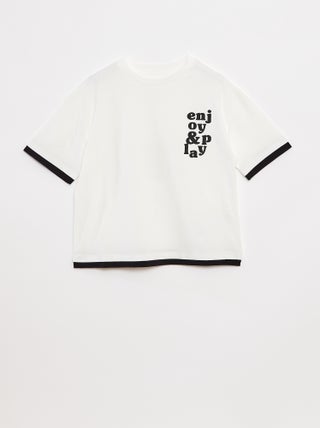 T-shirt com efeito 2 em 1