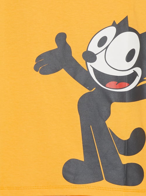 T-shirt com efeito 2 em 1 'O Gato Félix' - Kiabi