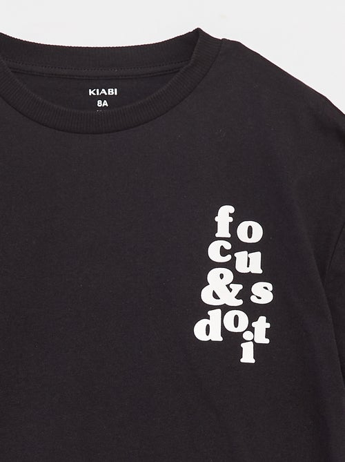 T-shirt com efeito 2 em 1 - Kiabi