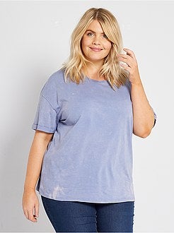 T-shirt com efeito deslavado - Kiabi