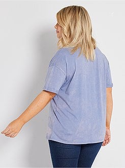 T-shirt com efeito deslavado - Kiabi