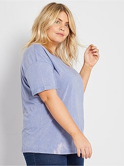 T-shirt com efeito deslavado - Kiabi