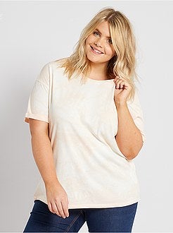 T-shirt com efeito deslavado - Kiabi