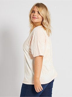 T-shirt com efeito deslavado - Kiabi