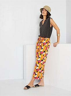 T-shirt com efeito envelhecido de conceção ecológica - Kiabi