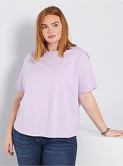 T-shirt com efeito ombreiras - Kiabi