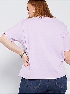 T-shirt com efeito ombreiras - Kiabi