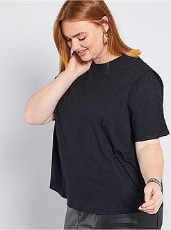 T-shirt com efeito ombreiras - Kiabi