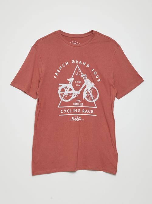 T-shirt com estampado à frente - Kiabi