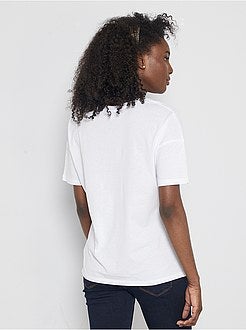 T-shirt com estampado 'A Pequena Sereia' - Kiabi