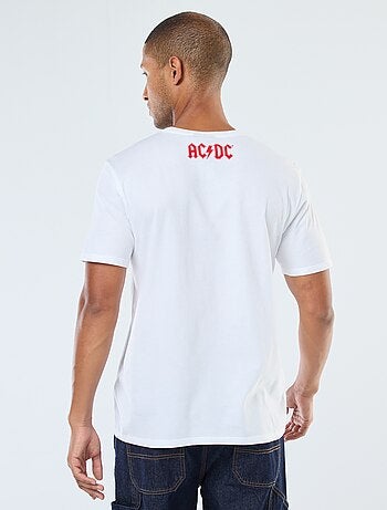 T-shirt com estampado 'AC/DC' de manga curta