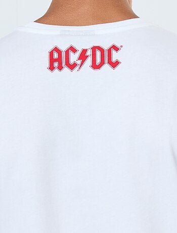 T-shirt com estampado 'AC/DC' de manga curta