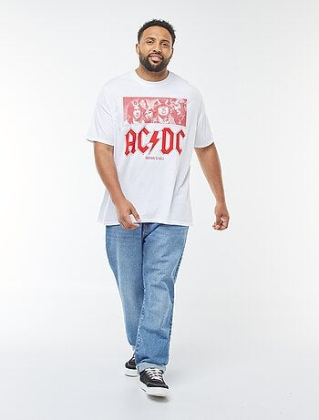 T-shirt com estampado 'AC/DC' de manga curta