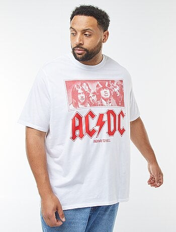 T-shirt com estampado 'AC/DC' de manga curta