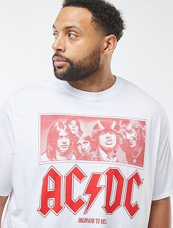 T-shirt com estampado 'AC/DC' de manga curta